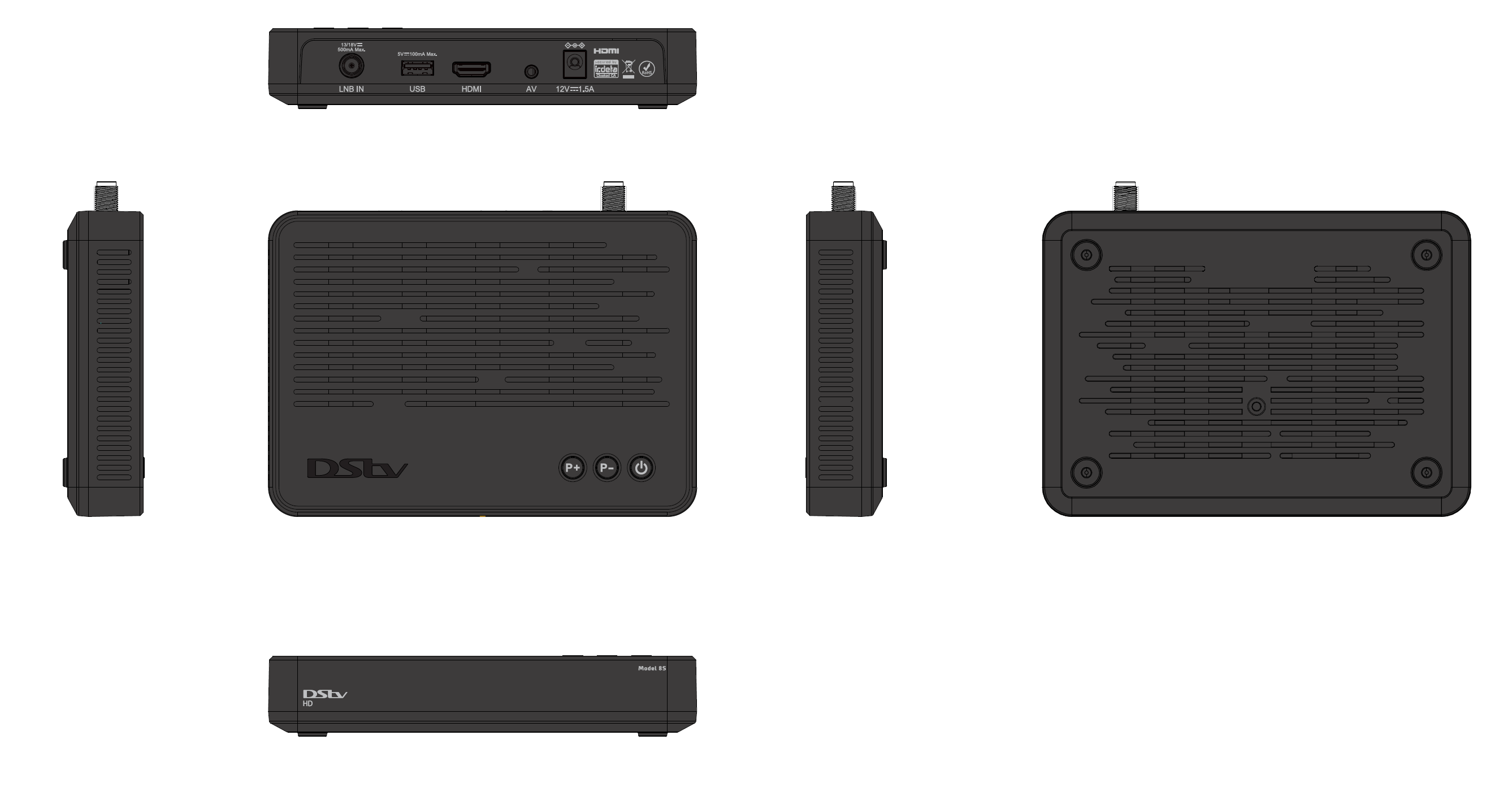 HD HEVC Satellite Zapper STB